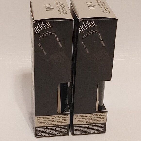 TOPPIK Hair Building Fibers GREY x2 12g BNIP Women/Men - Picture 3 of 5